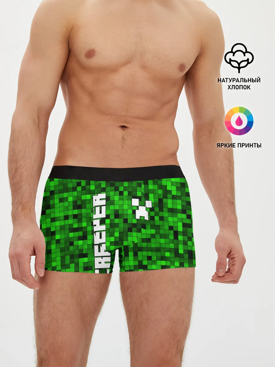 Мужские трусы боксеры / MINECRAFT CREEPER