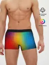 Мужские трусы боксеры / Радужный градиент