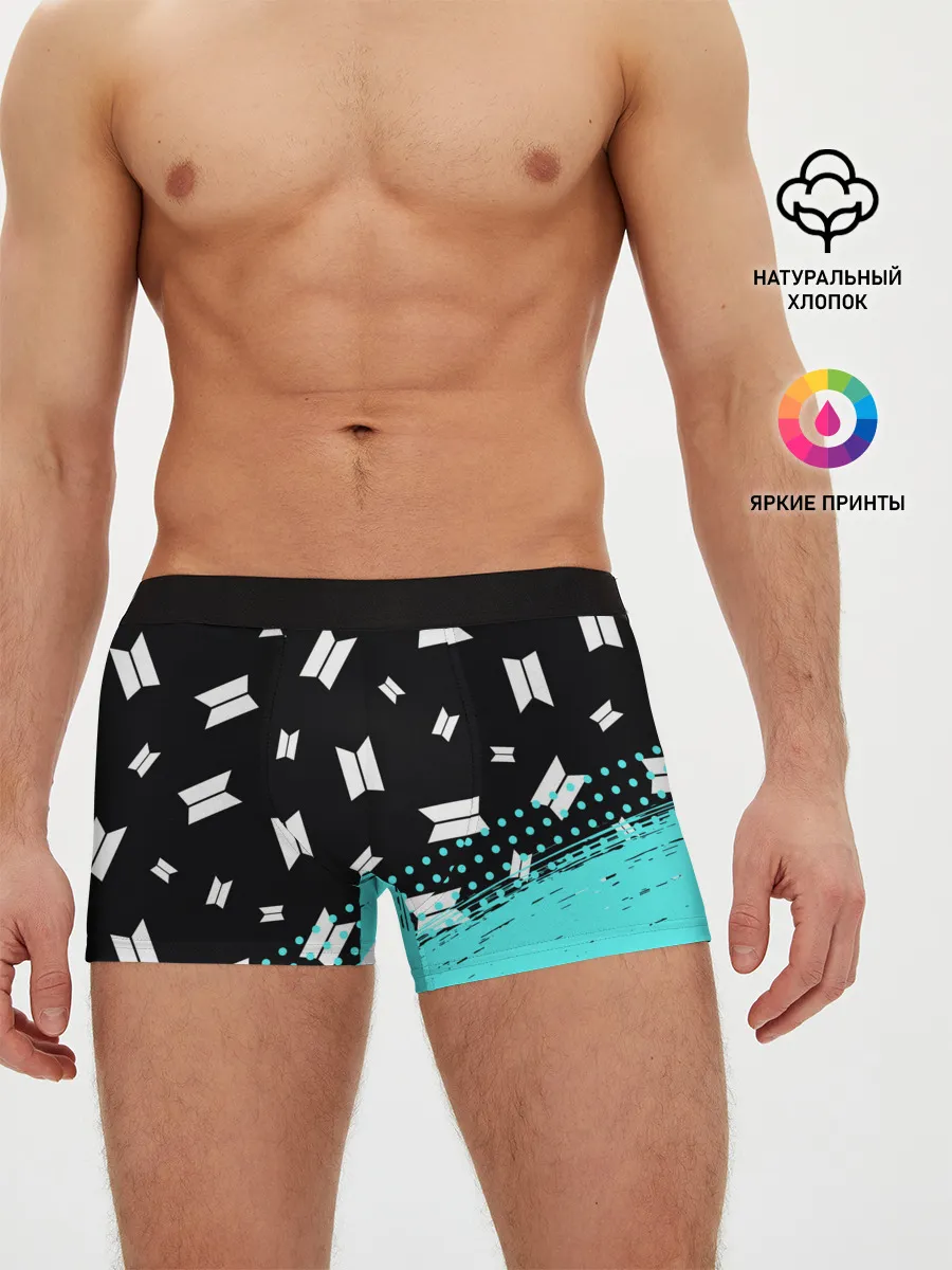 Мужские трусы боксеры / BTS / БТС