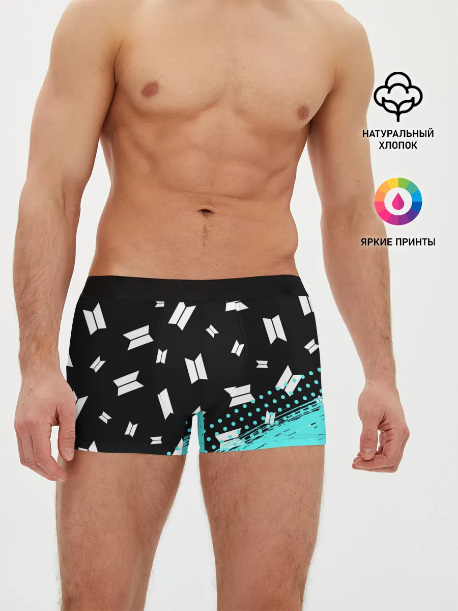 Мужские трусы боксеры / BTS / БТС