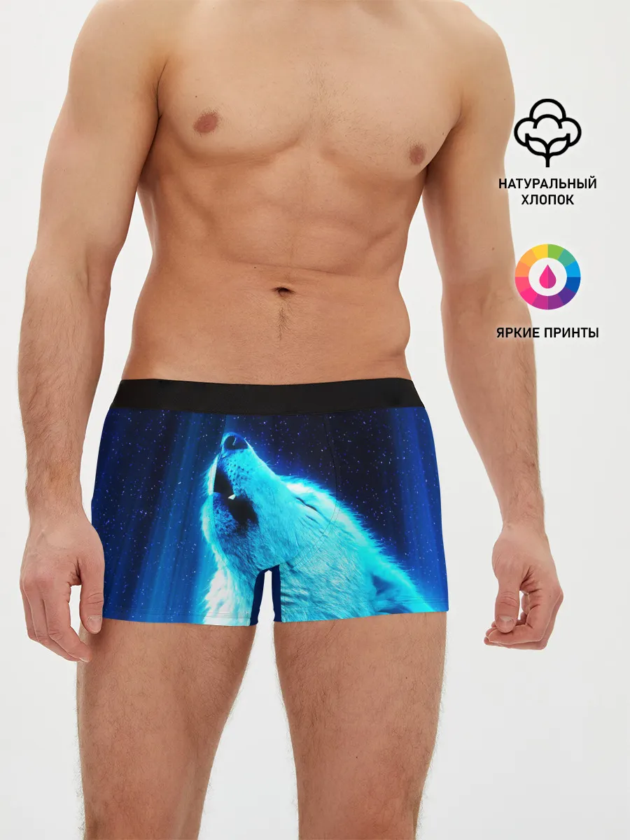 Мужские трусы боксеры / ВОЛЧИЙ ВОЙ