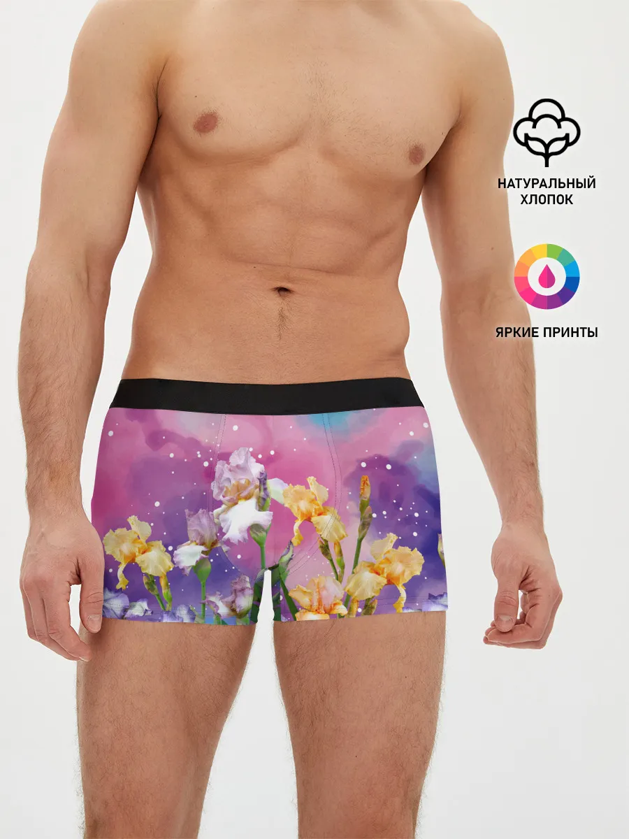 Мужские трусы боксеры / Сказочные Ирисы