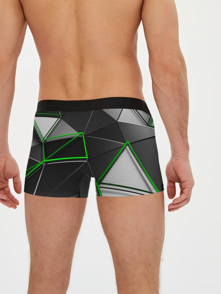 Мужские трусы боксеры / 3D полигон