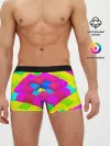 Мужские трусы боксеры / ЦВЕТНЫЕ КУБИКИ
