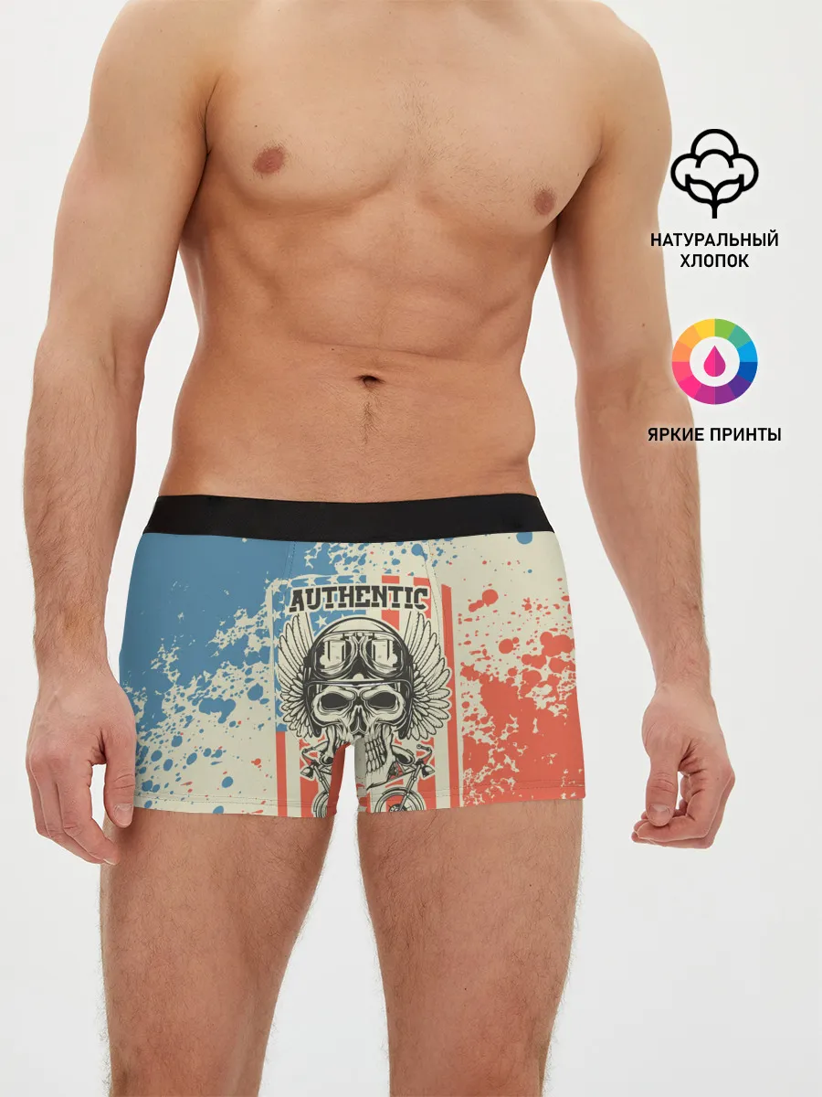 Мужские трусы боксеры / Authentic Motorcycle