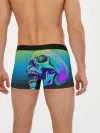 Мужские трусы боксеры / Neon skull