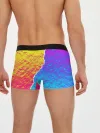 Мужские трусы боксеры / Цветные переливы