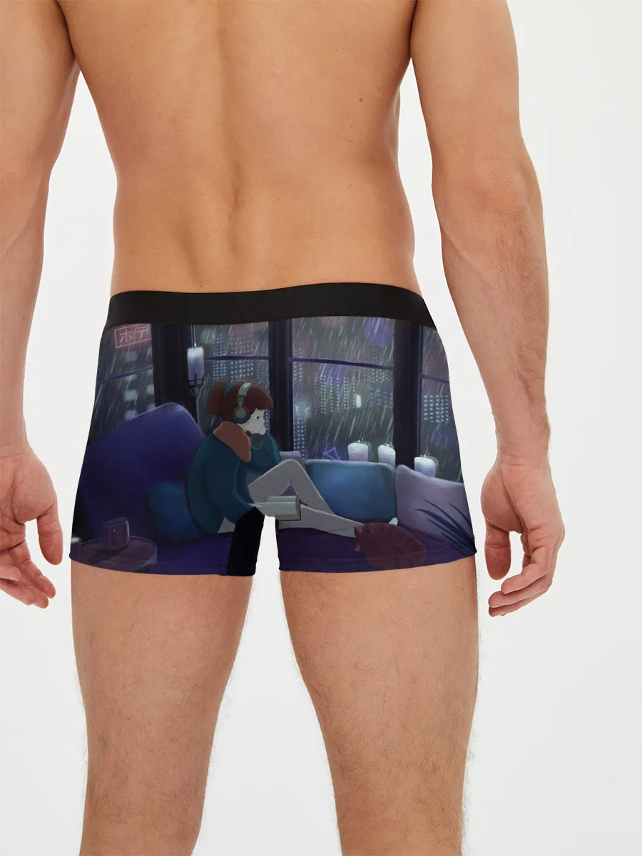 Мужские трусы боксеры / СИЖУ ДОМА