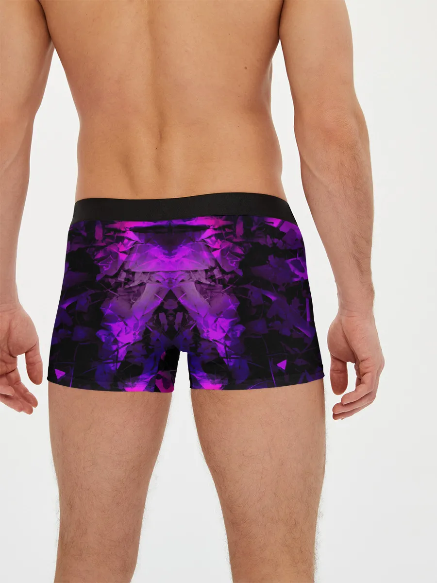 Мужские трусы боксеры / абстракция,пришелиц,космос,100