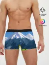 Мужские трусы боксеры / Горы пейзаж природа вектор