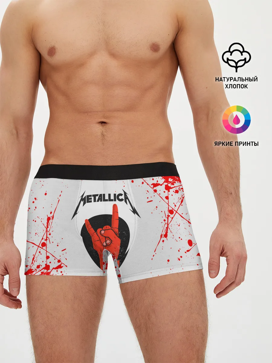 Мужские трусы боксеры / METALLICA