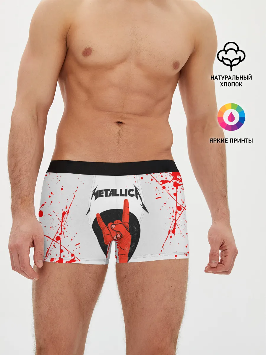 Мужские трусы боксеры / METALLICA