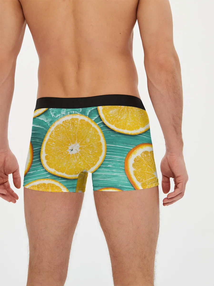 Мужские трусы боксеры / Апельсины