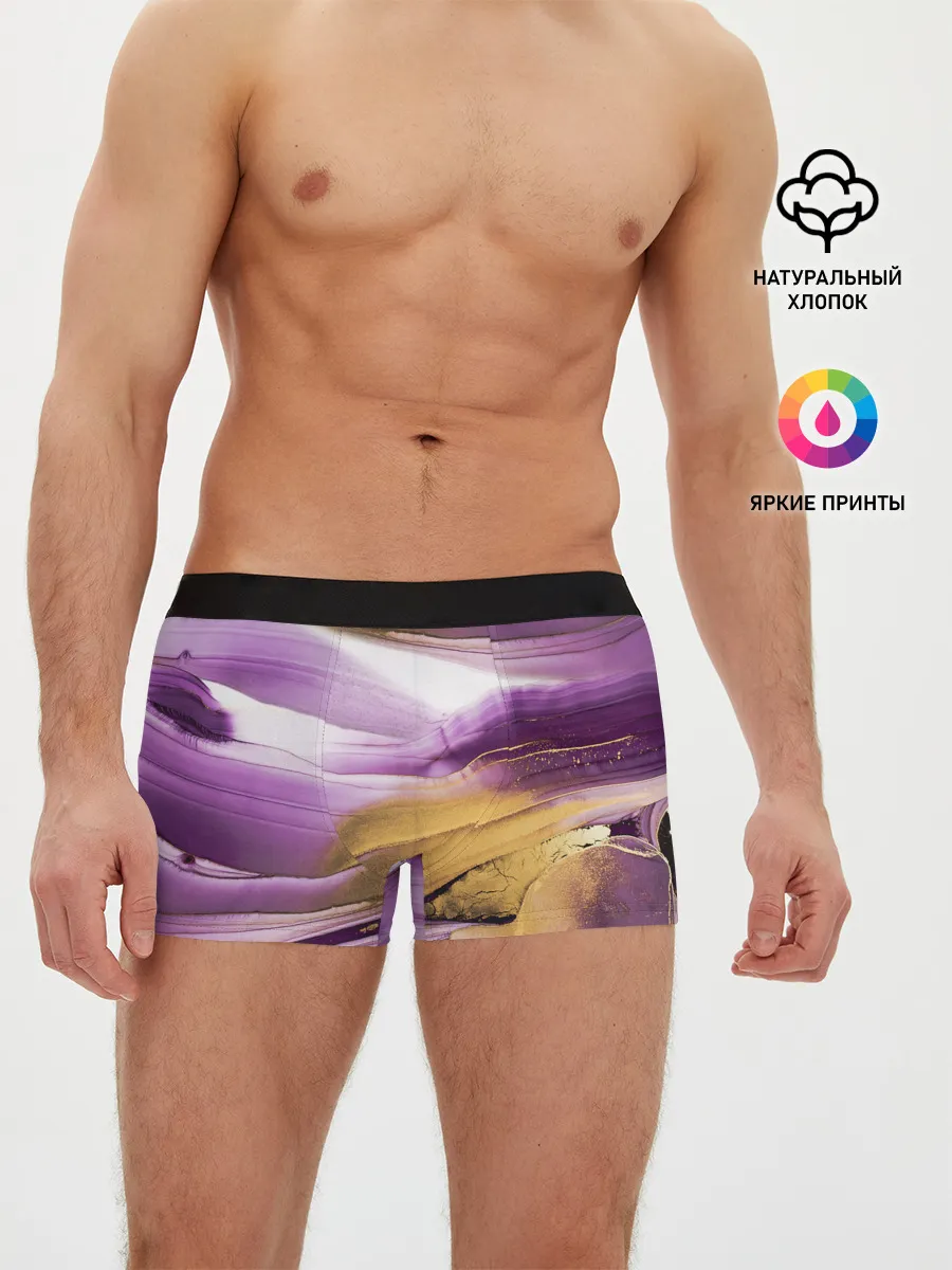 Мужские трусы боксеры / Наслоение красок