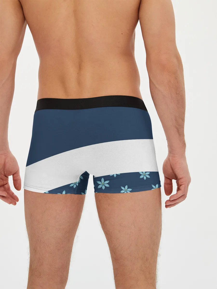 Мужские трусы боксеры / Стильная с цветами