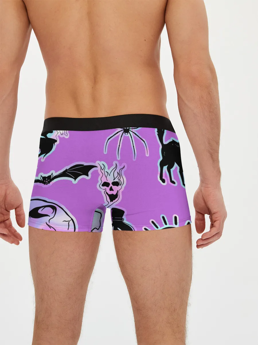 Мужские трусы боксеры / Зелье смерти,паук-Holographica