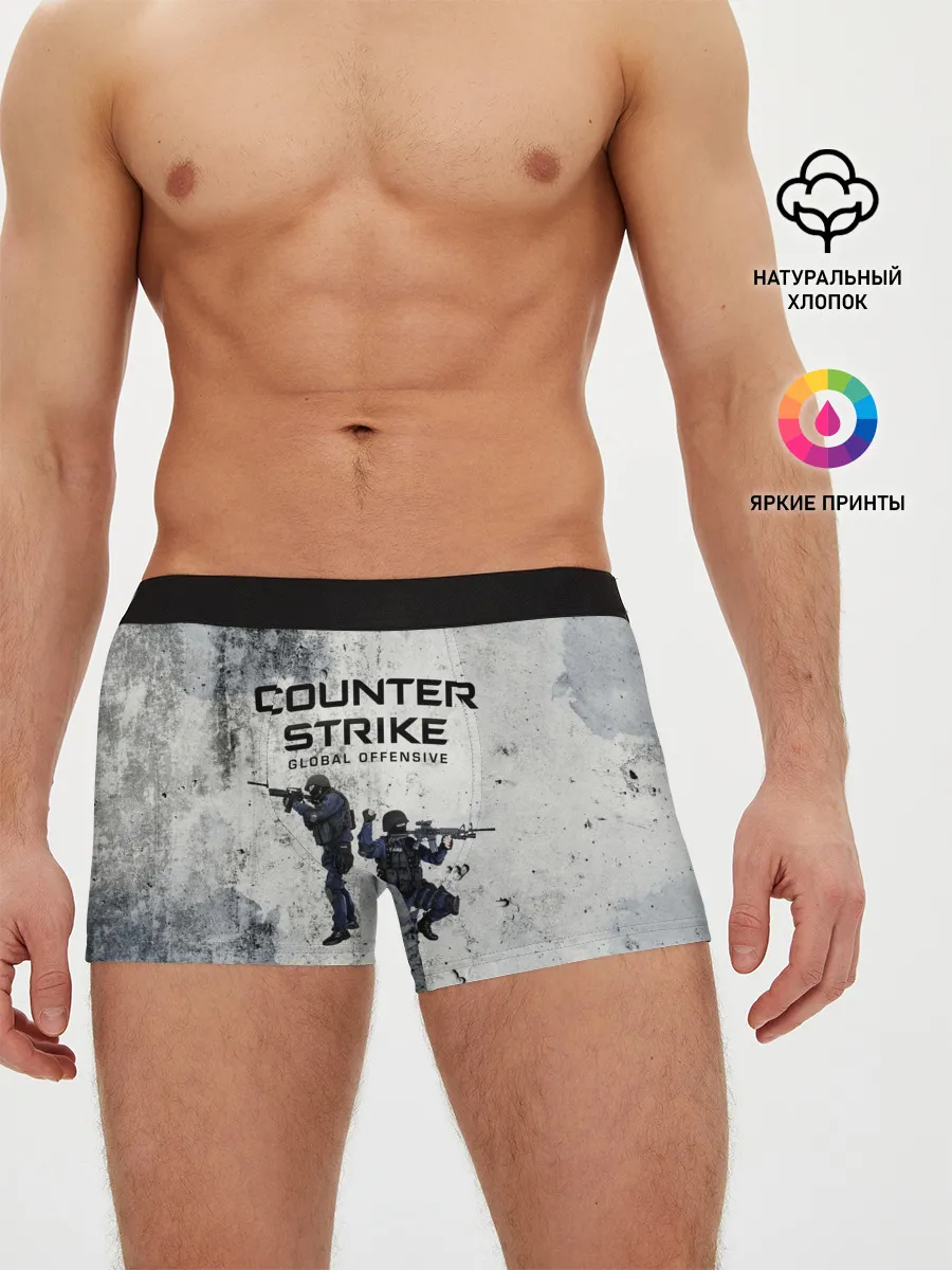 Мужские трусы боксеры / COUNTER TERRORIST | CS GO