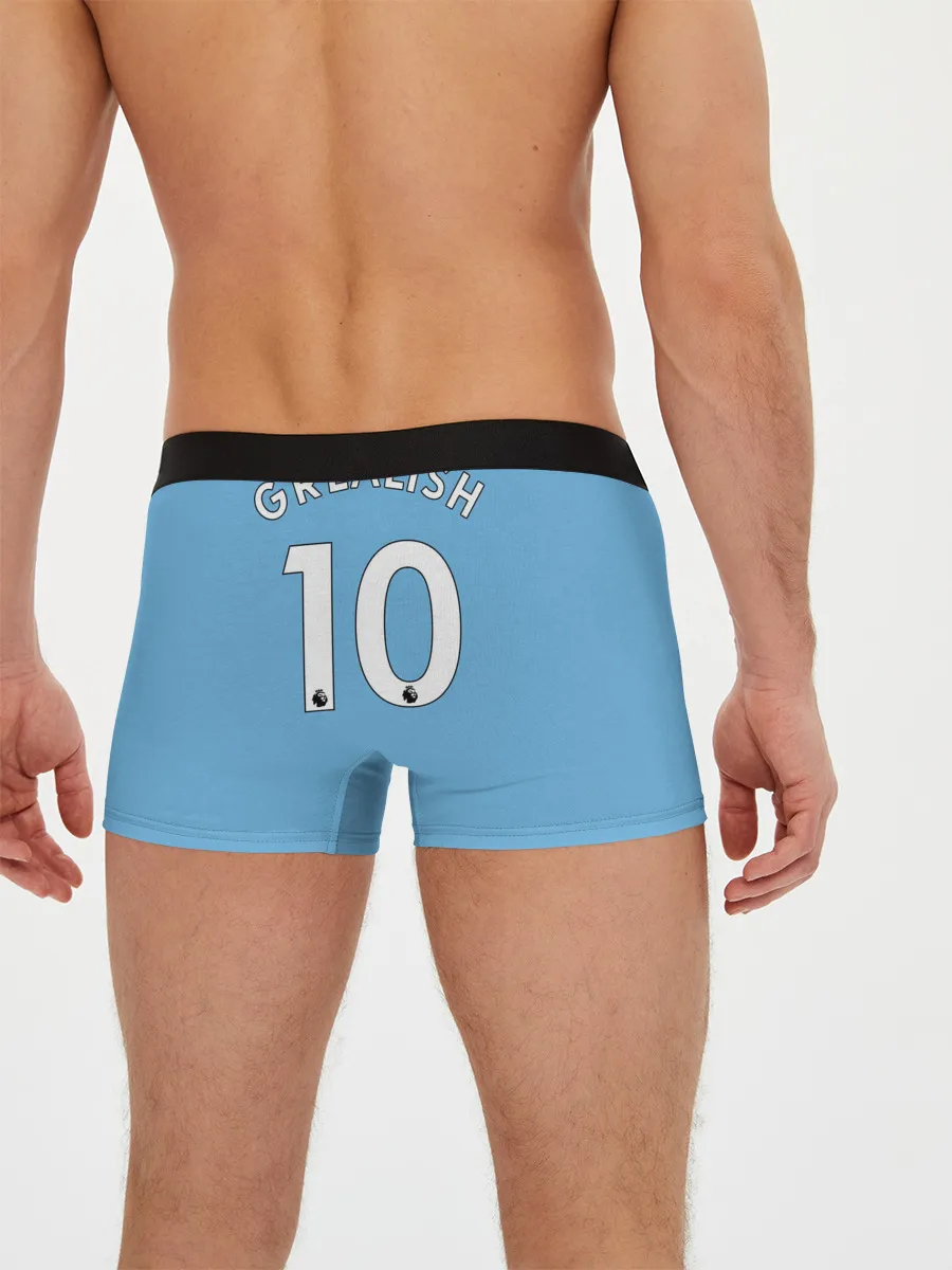 Мужские трусы боксеры / Джек Грилиш Манчестер Сити