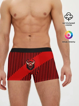 Мужские трусы боксеры / Red wood