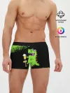 Мужские трусы боксеры / Пивозавр - Краска