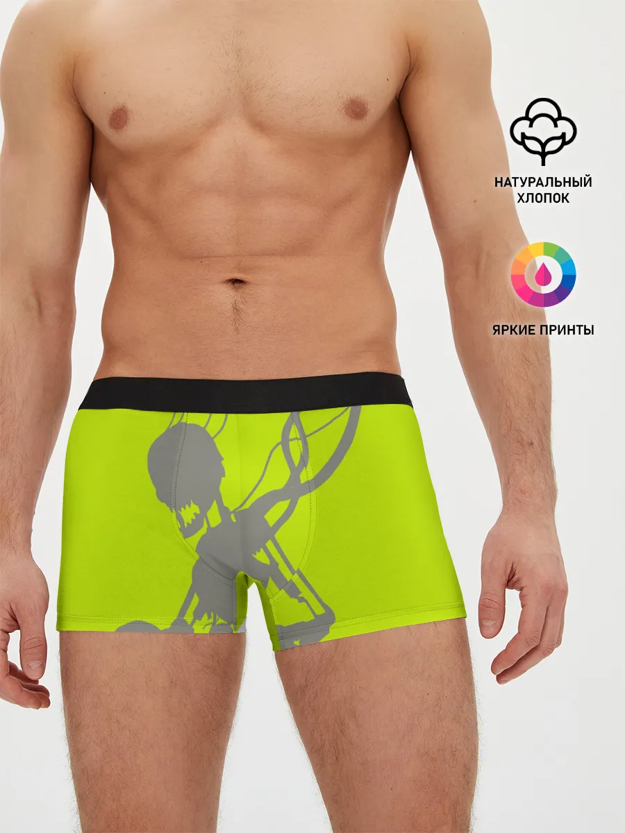 Мужские трусы боксеры / Силуэт злого духа