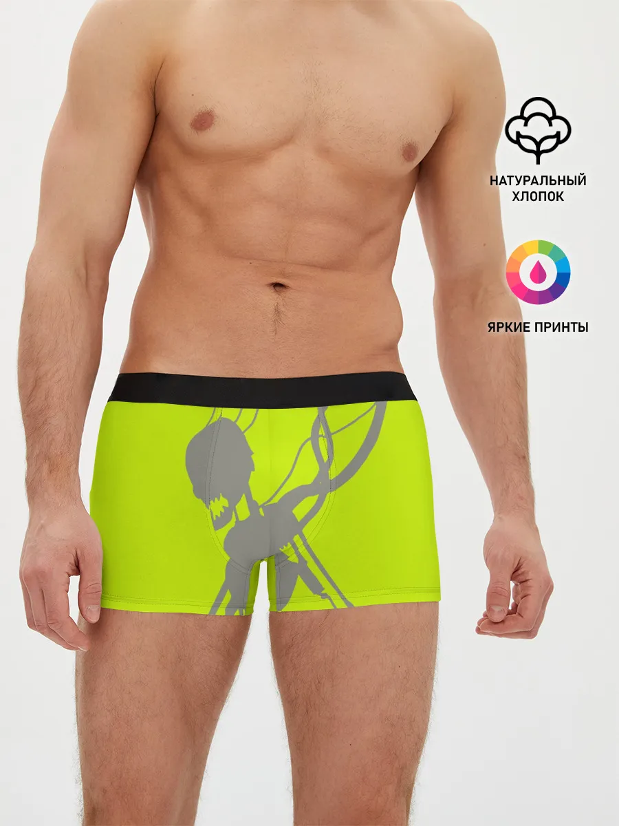 Мужские трусы боксеры / Силуэт злого духа