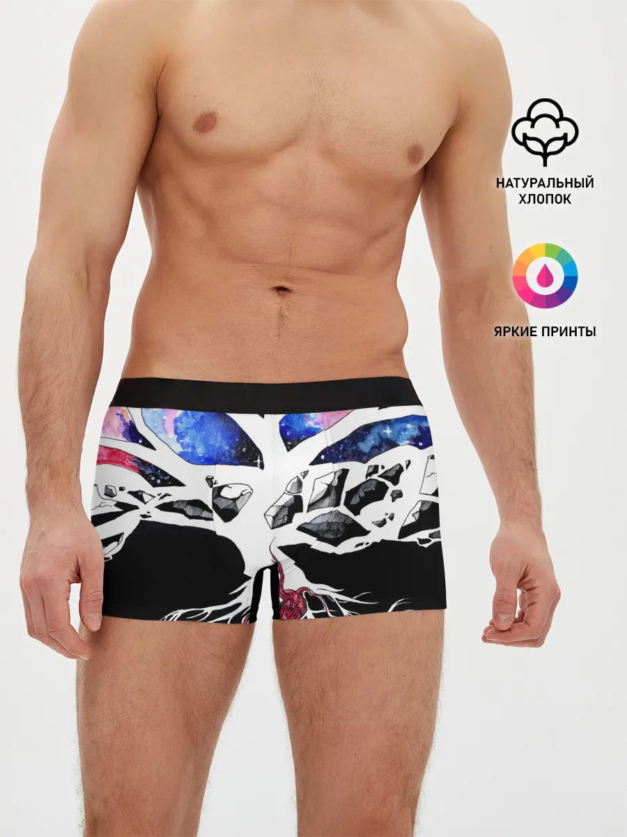 Мужские трусы боксеры / Звёздные сердца
