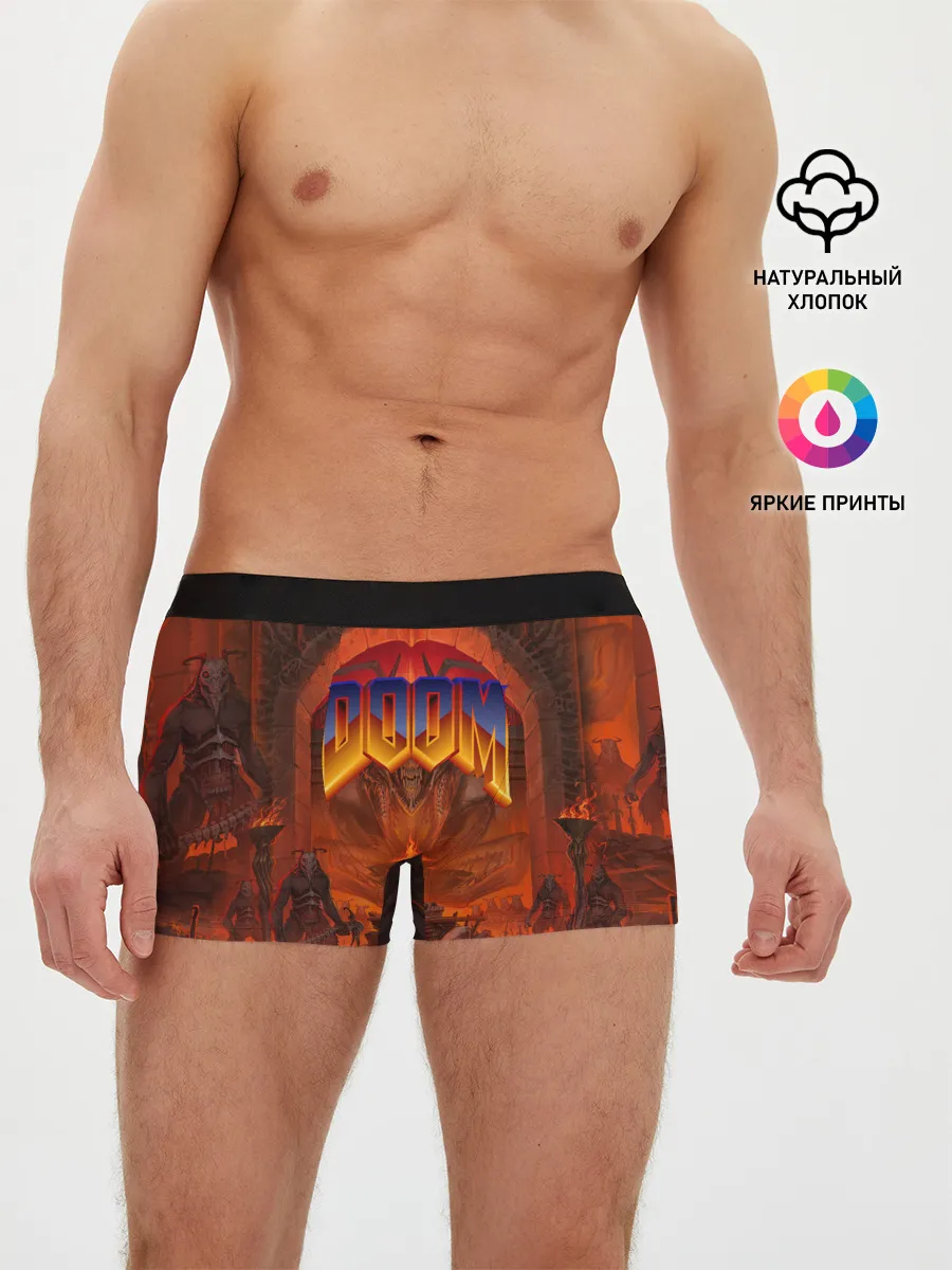 Мужские трусы боксеры / DOOM | ДУМ