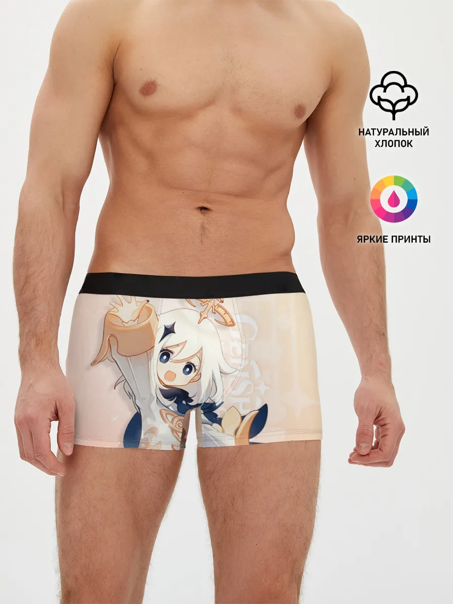 Мужские трусы боксеры / Genshin Impact, Паймон