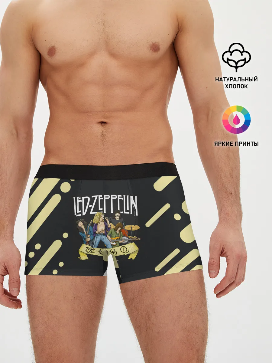 Мужские трусы боксеры / LED ZEPPELIN | ЛЕД ЗЕППЕЛИН
