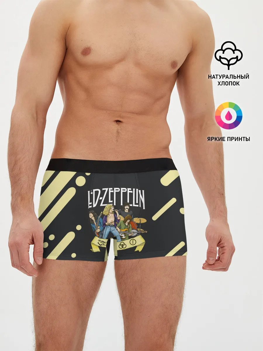 Мужские трусы боксеры / LED ZEPPELIN | ЛЕД ЗЕППЕЛИН