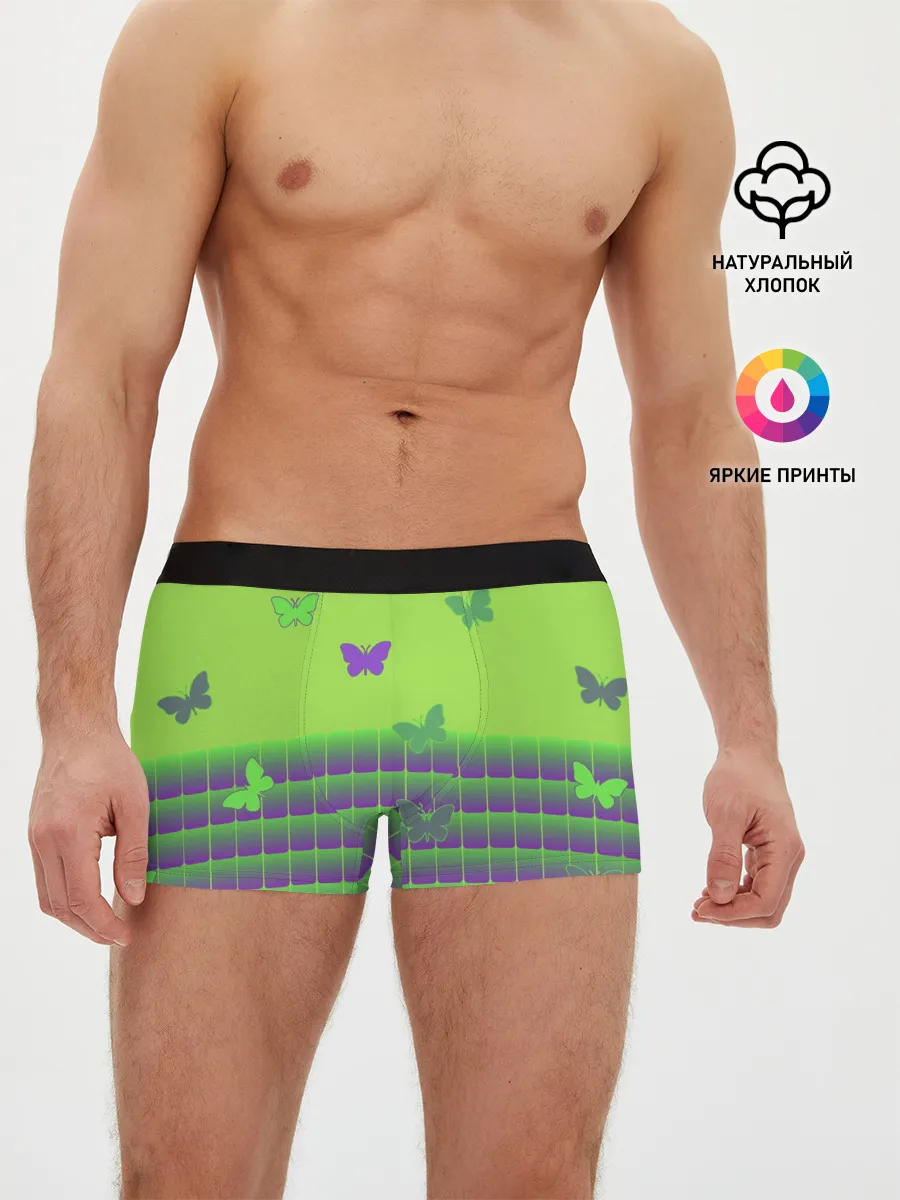Мужские трусы боксеры / Бабочки