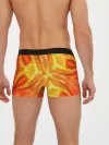 Мужские трусы боксеры / Желто-оранжевая абстракция