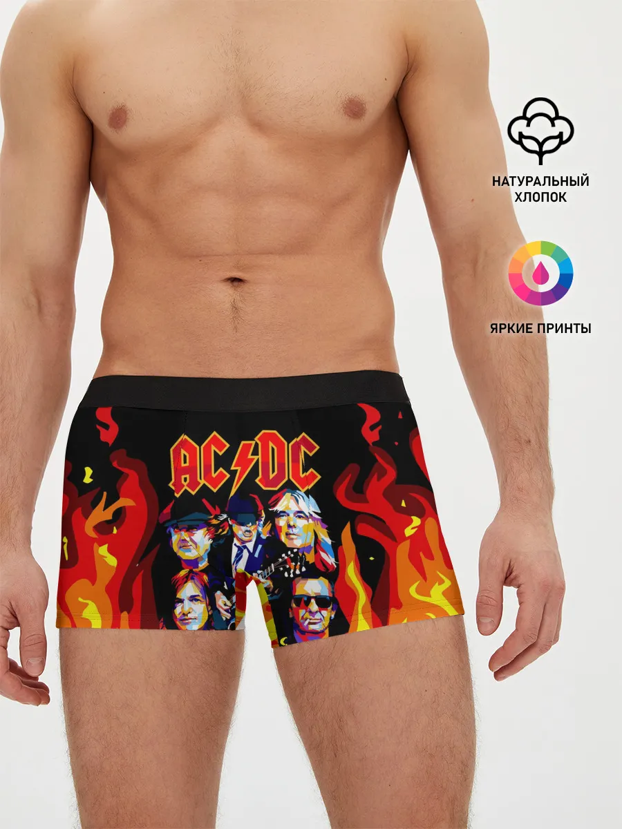 Мужские трусы боксеры / AC DC HIGHWAY TO HELL
