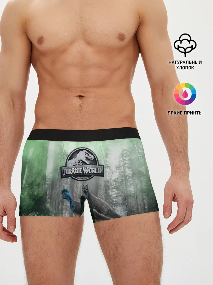 Мужские трусы боксеры / Jurassic World | Мир Юрского периода