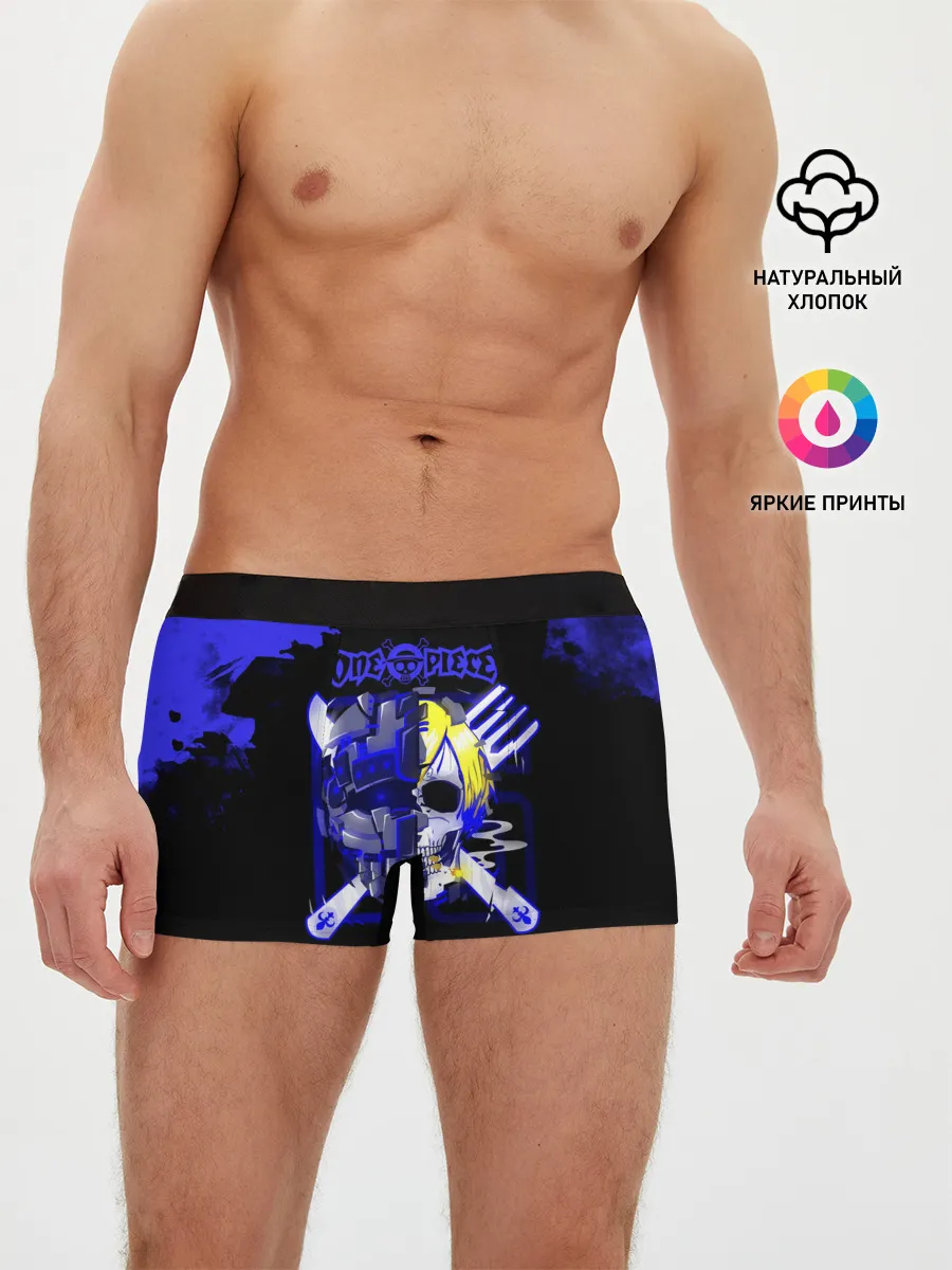 Мужские трусы боксеры / Винсмок Санджи One Piece
