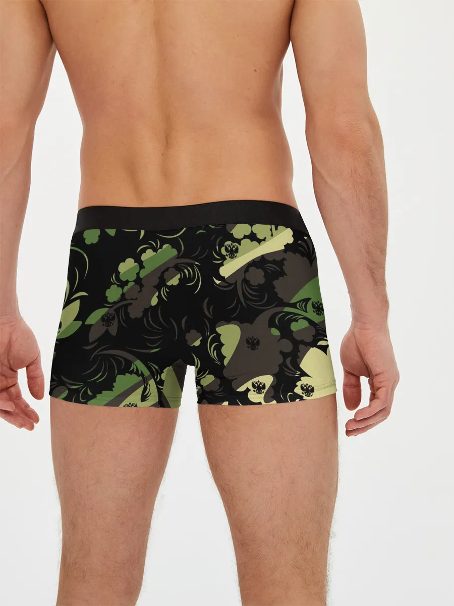 Мужские трусы боксеры / Russia | Камуфляж