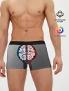 Мужские трусы боксеры / Прокачай мозги