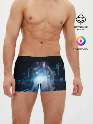 Мужские трусы боксеры / Баджи На Байке