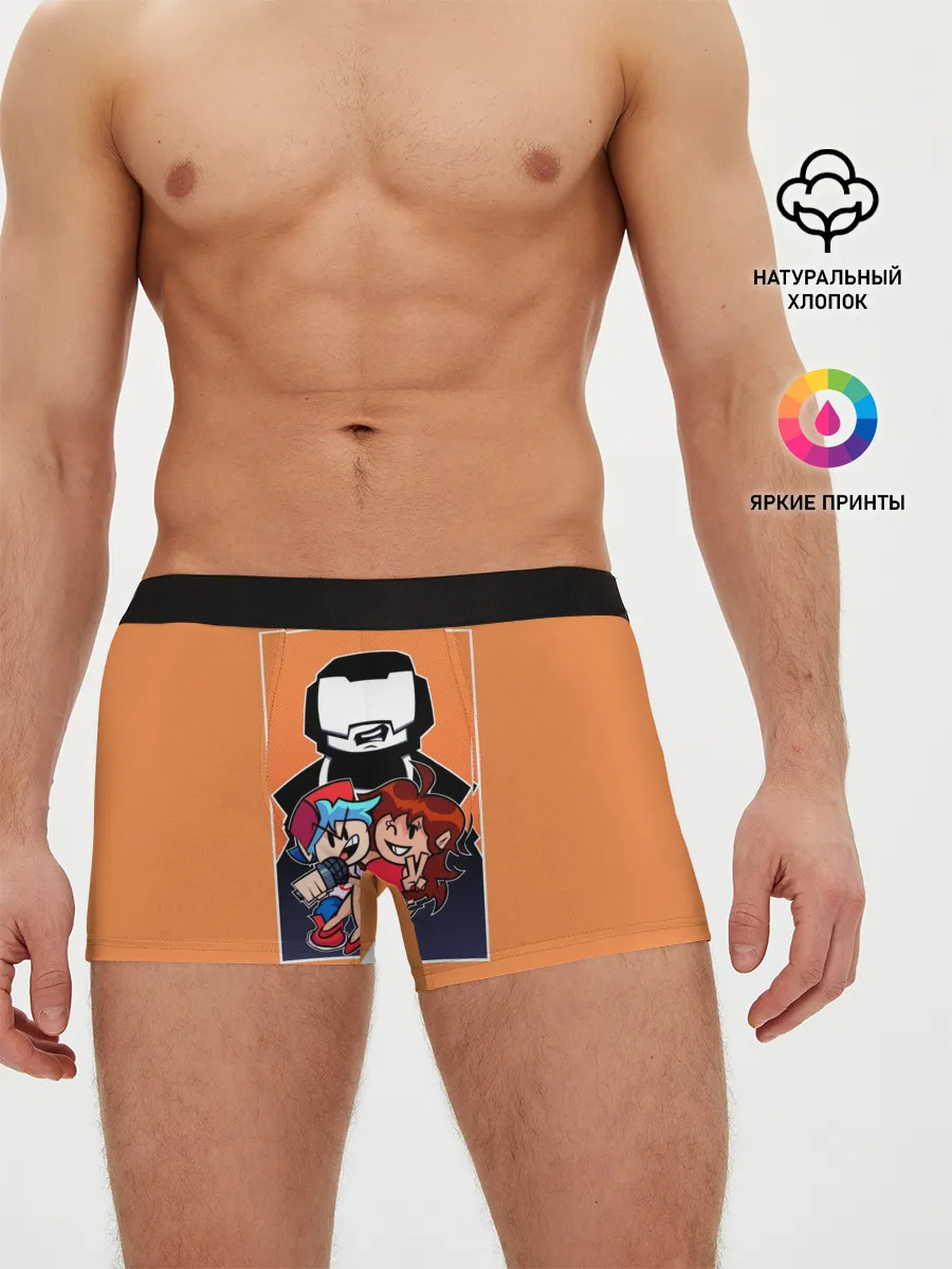 Мужские трусы боксеры / Boyfriend, Girlfriend, Tankman