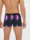 Мужские трусы боксеры / Розовый глитч