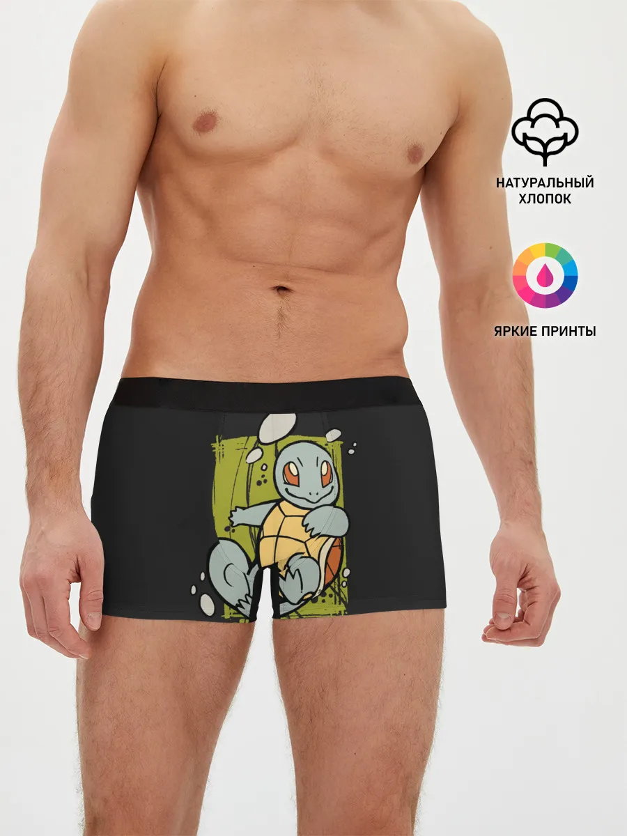 Мужские трусы боксеры / Пузырьки Сквиртла
