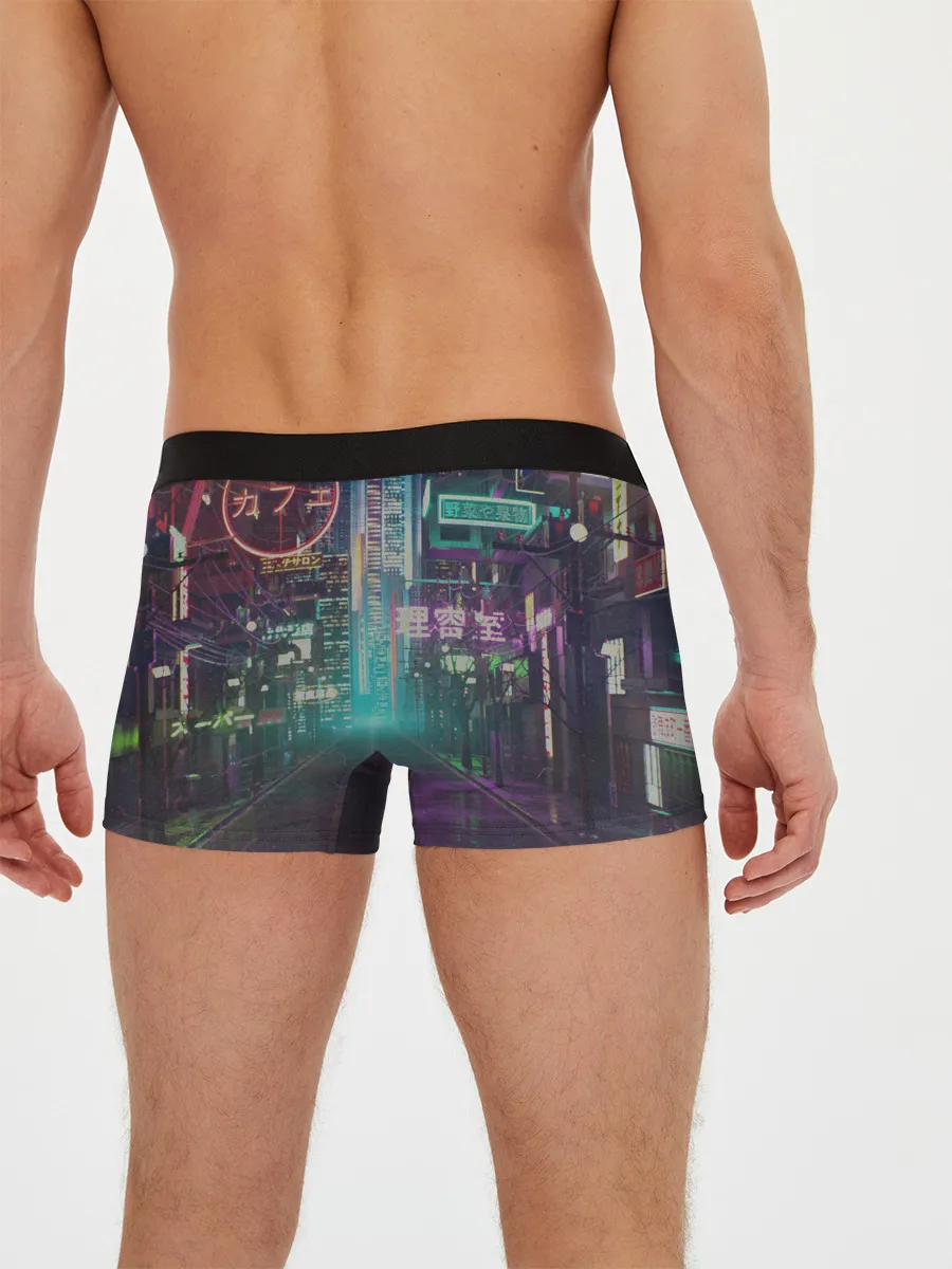 Мужские трусы боксеры / Neon Tokyo