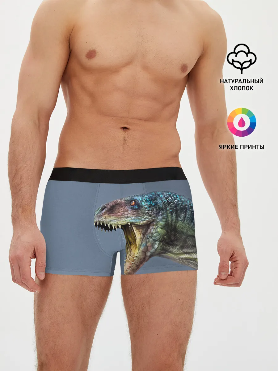 Мужские трусы боксеры / Хищный динозавр | Dino