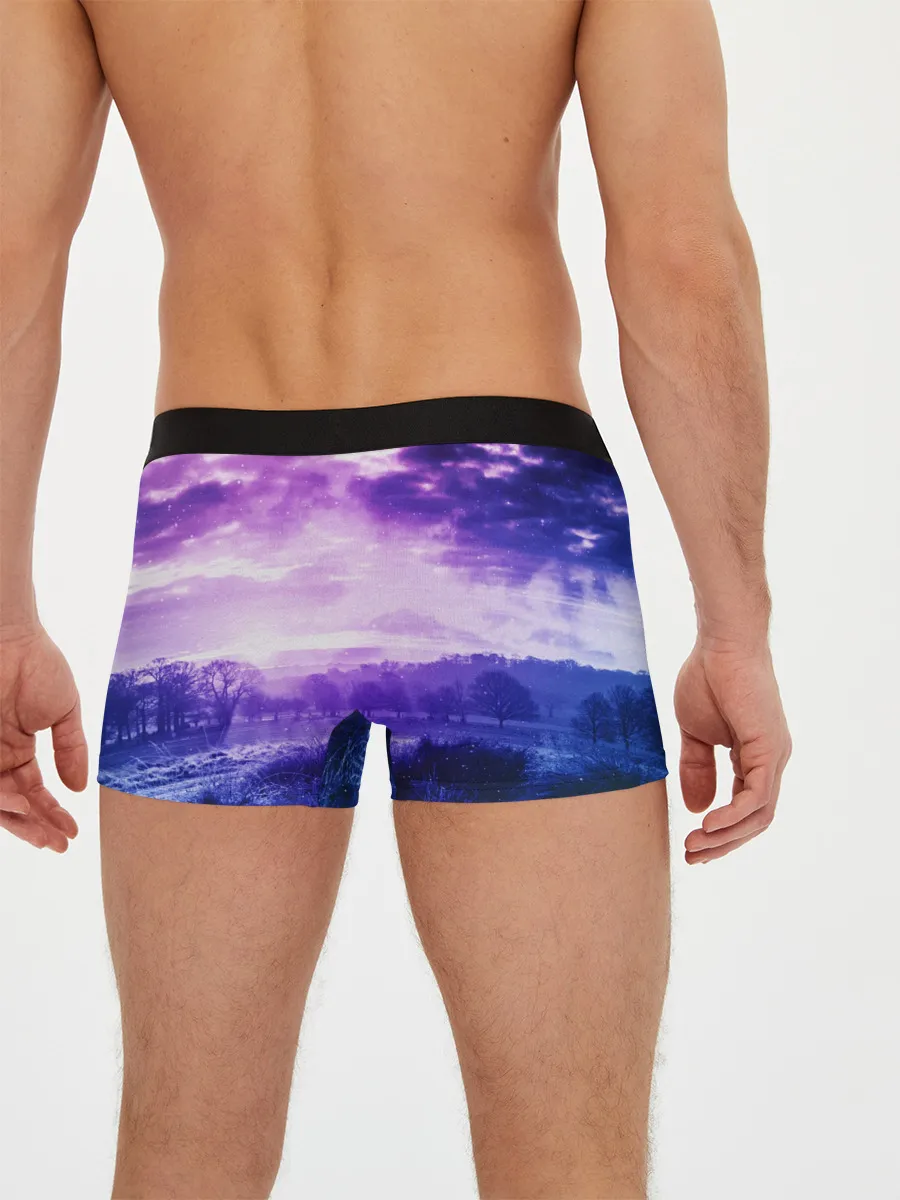 Мужские трусы боксеры / ФИОЛЕТОВЫЙ РАЙ