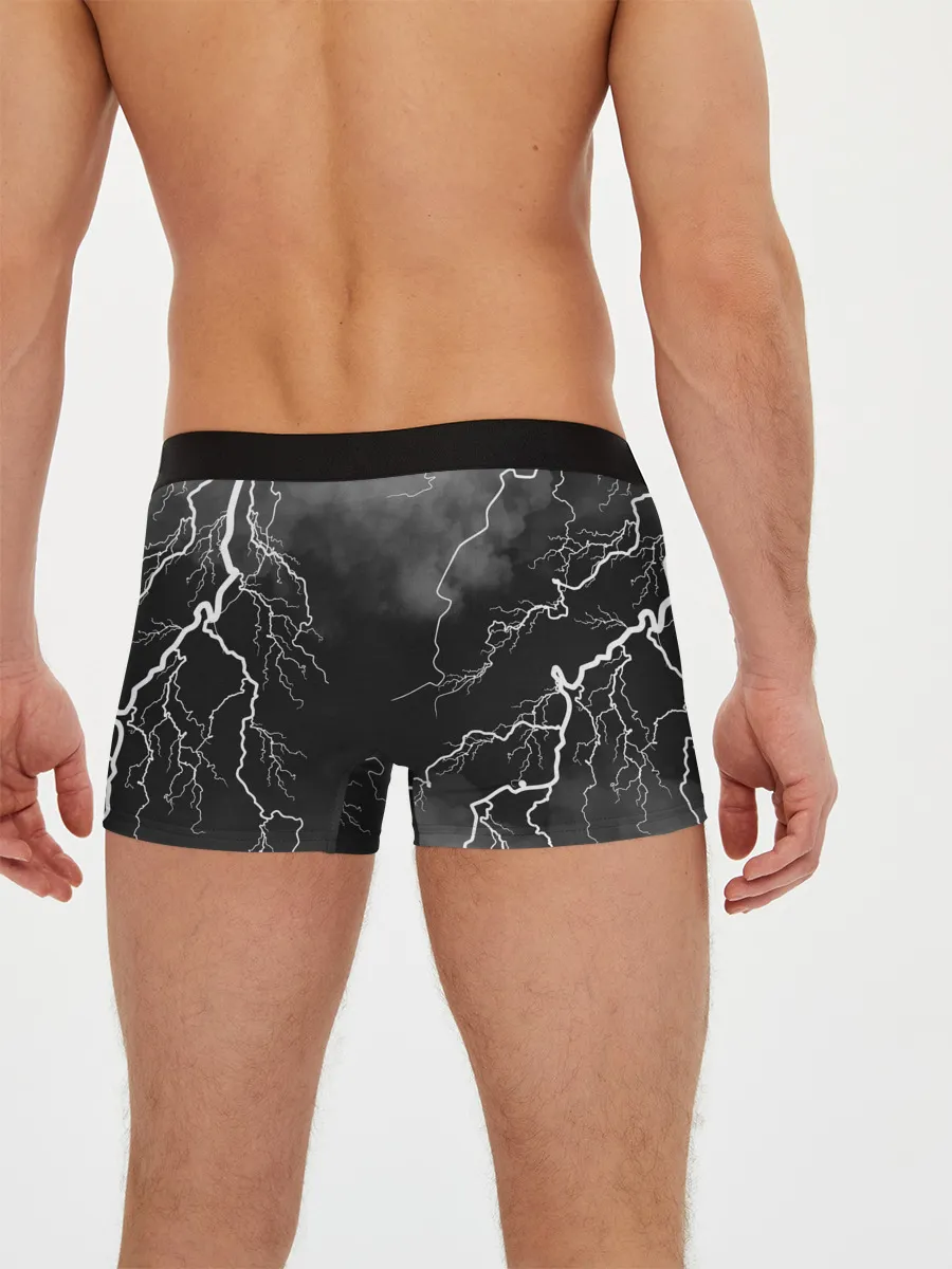 Мужские трусы боксеры / КОРОЛЬ И ШУТ | МОЛНИЯ