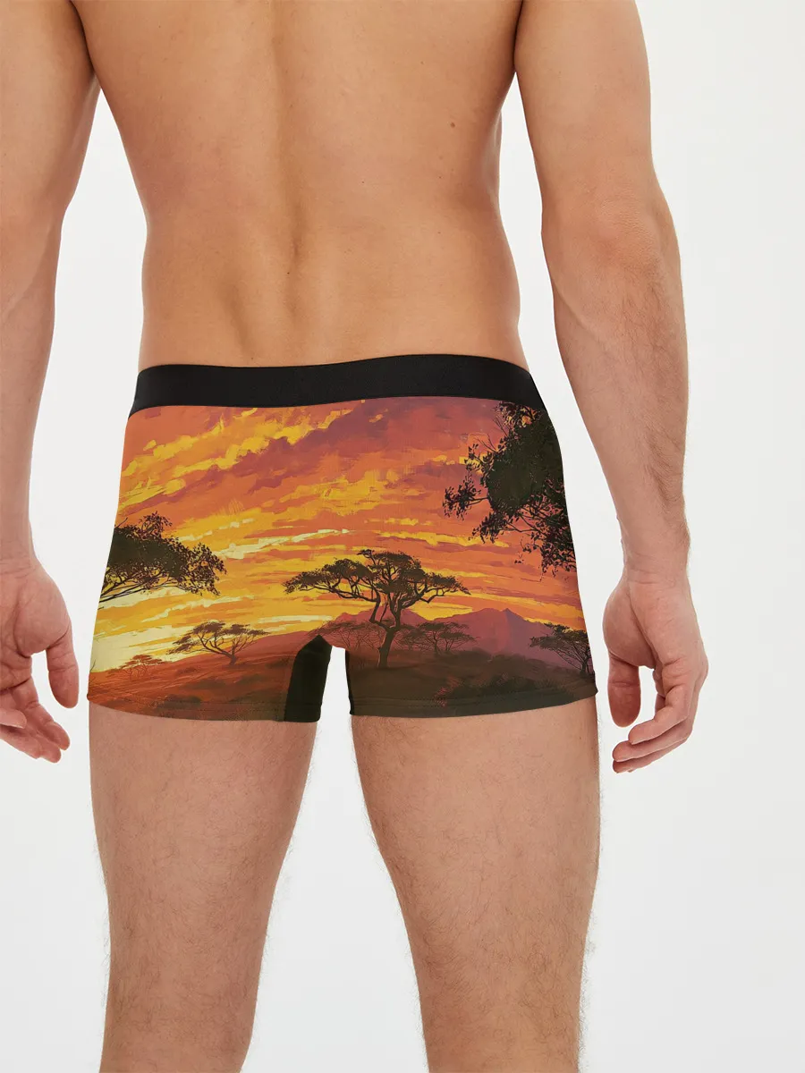 Мужские трусы боксеры / АФРИКАНСКАЯ САВАННА