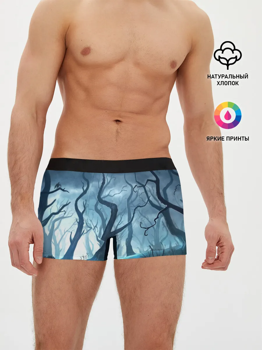 Мужские трусы боксеры / ДРЕМУЧИЙ ЛЕС