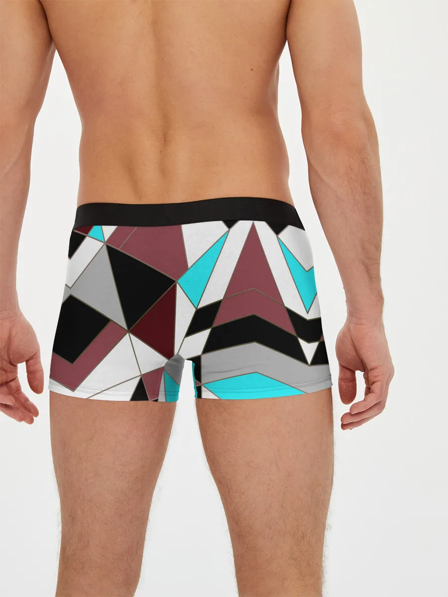 Мужские трусы боксеры / Геометрический узор