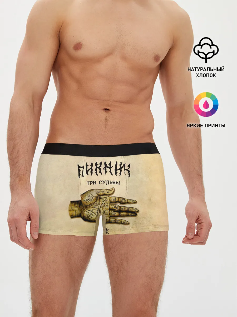 Мужские трусы боксеры / ТРИ СУДЬБЫ - ПИКНИК
